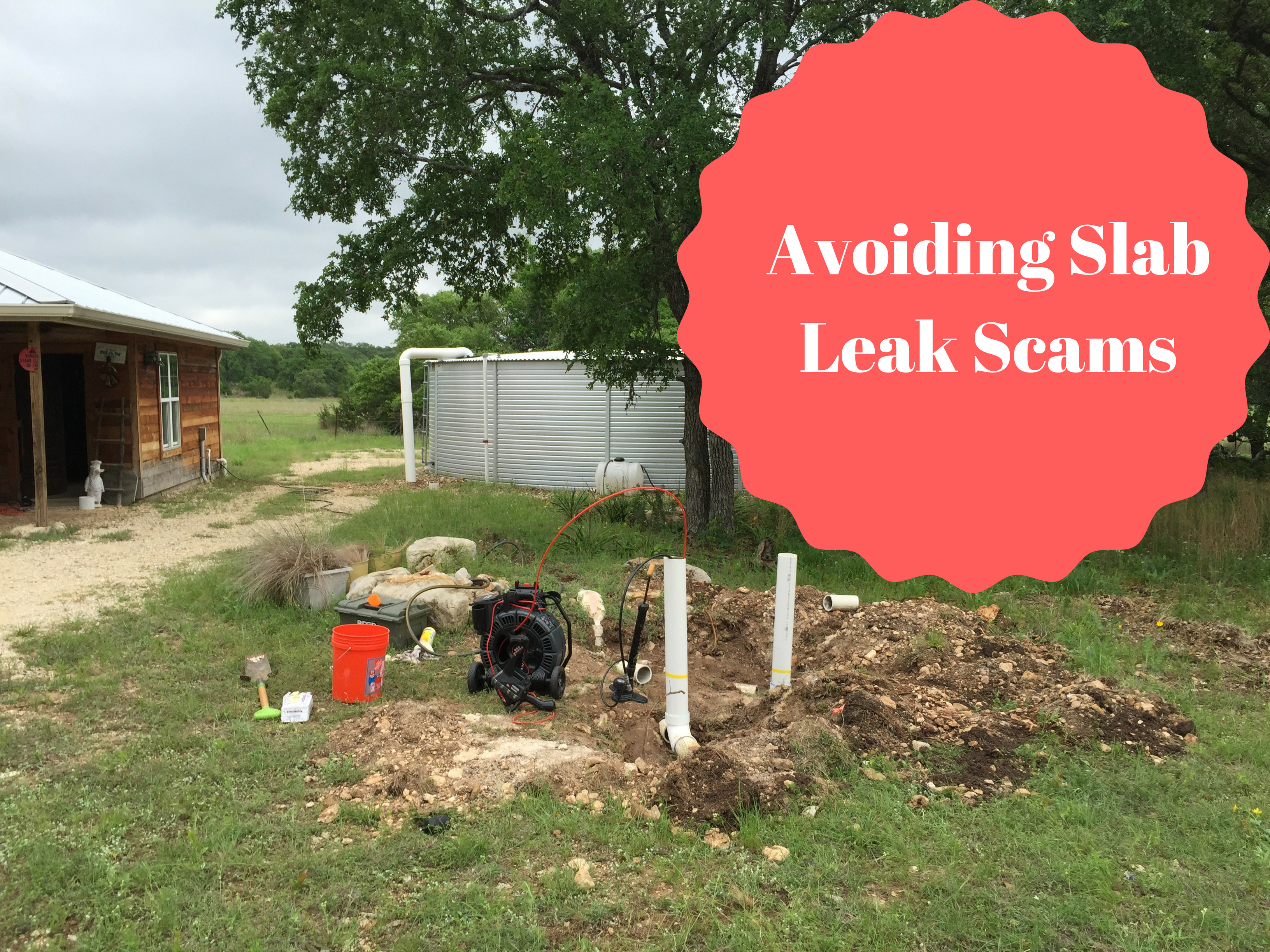 avoiding slab leak scams