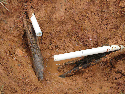 water pipe leaks